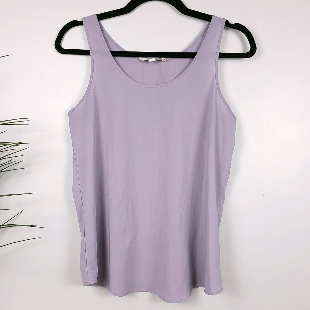 Pink Republic Lavender Semi-Sheer Tank Top Size M